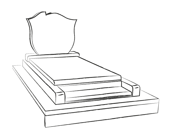 pierre tombale élégante